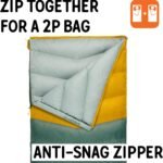 Kelty Galactic Down 30 Degree Sleeping Bag, 550 Fill Power RDS Trackable Down, Backpacking and Camping, Zip Together for 2P Sleeping Bag - Image 5