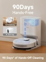 DREAME D10 Plus Gen 2 Robot Vacuum and Mop with Self Emptying Base for 90 Days of Cleaning, 6000 Pa Suction and LiDAR Navigation, Obstacle Avoidance, Wi-Fi Connected - Image 3