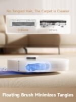 DREAME D10 Plus Gen 2 Robot Vacuum and Mop with Self Emptying Base for 90 Days of Cleaning, 6000 Pa Suction and LiDAR Navigation, Obstacle Avoidance, Wi-Fi Connected - Image 5