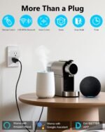DAYBETTER Smart Plug 15A/1800W, Smart Plugs Compatible with Alexa and Google Home, 2.4GHz WiFi Bluetooth Alexa Smart Plugs, Smart Outlet with APP Control, Timer & Schedule, 4Pack - Image 3