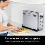 Ninja FT405CO 10-in-1 Digital Air Fry Oven with Extra Large Capacity, Flip Up and Away, Stainless Steel Body, and Temperature Control (Renewed) - Image 3