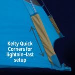 Kelty Ashcroft Camp Tent - 1, 2 or 3 Person Camping Shelter with Full Coverage Rainfly, Lightweight Aluminum Poles, Camping Backpacking Festival Shelter - Image 5
