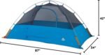 Kelty Ashcroft Camp Tent - 1, 2 or 3 Person Camping Shelter with Full Coverage Rainfly, Lightweight Aluminum Poles, Camping Backpacking Festival Shelter - Image 9