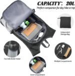 Seektop 20L Hiking Backpack Ultra Lightweight Waterproof Travel Backpack Packable Small Outdoor Bag Foldable Day Pack for Women Men - Image 5