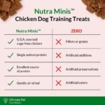 ULTIMATE PET NUTRITION Nutra Minis Dog Air-Dried Training Treats (5 oz) (Chicken) - Image 5