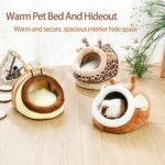 Guinea Pig Bed House & Hideout for Rat Bearded Dragon Hedgehog Ferret to Sleep and Hide, Guinea Pig Cage Accessories Habitat Décor (Large, 3.Pig) - Image 5