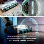 Shark PowerDetect Cordless Stick Vacuum, Powerful Suction, HEPA Filtration, Carpet & Hard Floor, Portable, Stick Vacuum for Pet Hair, Java Ice Blue, IP1255 - Image 3