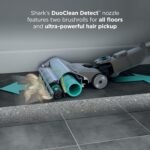 Shark PowerDetect Cordless Stick Vacuum, Powerful Suction, HEPA Filtration, Carpet & Hard Floor, Portable, Stick Vacuum for Pet Hair, Java Ice Blue, IP1255 - Image 4