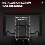 RACGTING Racing Simulator Cockpit with TV Monitor Stand for G PRO Racing Wheel/G29/G920/G923, for Thrustamster T300RS/TS-PC/TS-XW Racer, for FANATEC CSL DD/GT DD Pro/ClubSport DD/DD+ - Image 5