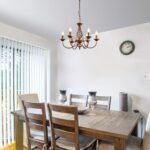 Jaycomey Farmhouse Chandelier Bronze, Rustic 6 Light French Country Iron Pendant Light Fixture, Vintage Metal Chandelier for Dining Room Kitchen Living Room Bedroom Hallway, E12 Base - Image 8