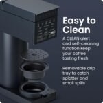 Chefman Caffeinator Single Serve Coffee Maker, Brew Kcups & Grounds, Drip Coffee Machine with Brew Strength Settings, Iced Coffee Function, 48 oz. Removable Water Reservoir - Image 7