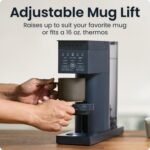 Chefman Caffeinator Single Serve Coffee Maker, Brew Kcups & Grounds, Drip Coffee Machine with Brew Strength Settings, Iced Coffee Function, 48 oz. Removable Water Reservoir - Image 8