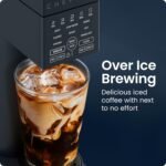 Chefman Caffeinator Single Serve Coffee Maker, Brew Kcups & Grounds, Drip Coffee Machine with Brew Strength Settings, Iced Coffee Function, 48 oz. Removable Water Reservoir - Image 9