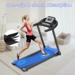 NAYSAYE Under Desk Treadmill, Treadmills for Home 2 in 1 Folding Walking Pad with Incline, Walking Pad Treadmill with Remote Control and Large Screen, Portable Treadmill for Office - Image 6