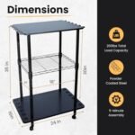 Rush Creek Creations Rod Holders for Garage Fishing Pole Rack Holds up to 12 Rods and Reel Combos - Mobile Garage or Shed Organizer car Fishing Gear Storage - Image 3