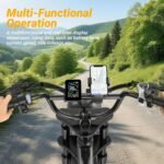 20" Fat Tire Electric Bikes for Adults, 750w Electric Dirt Bike with Full Suspension, 48V 18AH Battery Moped, 31MPH(50KM/H) Max Speed, 40-70 Miles Long Range Motorcycle Ebikes - Image 6