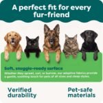 Furhaven 26" Round Orthopedic Dog Bed for Medium/Small Dogs w/ Removable Washable Cover, For Dogs Up to 30 lbs - Sherpa & Suede Snuggery - Gray, 26-inch - Image 7