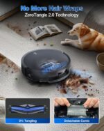 ECOVACS DEEBOT T50 MAX PRO Omni Robot Vacuum and Mop, 18,500Pa Suction, 18mm Auto-Lift, ZeroTangle &TruEdge 2.0, AIVI 3.0 Obstacle Avoidance, Auto Hot Water Mop Wash/Dry/Refill, Self-Emptying - Image 6