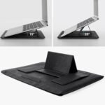 Nillkin Laptop Sleeve 15.6 inch, MacBook Sleeve with Adjustable Stand & Mouse Pad, 2 Stand Modes, 15 inch Laptop Case, MacBook Accessories, Slim for Samsung/Chromebook/HP 13-15.6, Black Texture - Image 5