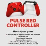 Xbox Core Wireless Gaming Controller – Pulse Red Series X|S, One, Windows PC, Android, and iOS - Image 3