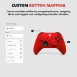 Xbox Core Wireless Gaming Controller – Pulse Red Series X|S, One, Windows PC, Android, and iOS - Image 5