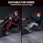 RACGTING Racing Simulator Cockpit for Logitech G PRO Racing Wheel/G29/G920/G923, for FANATEC DD1/DD2,Sim Racing Cockpit for MOZA R9/R3/R12,for Thrustamster T248/T300RS/T-GT/T598/T818 - Image 4