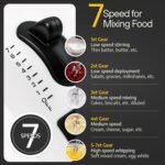 Hand Mixer Electric Handheld – 7 Speed Ultra Power Electric Mixer Handheld (Red) - Image 4