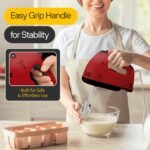 Hand Mixer Electric Handheld – 7 Speed Ultra Power Electric Mixer Handheld (Red) - Image 7