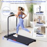 KASSADIN Walking Pad with Handle Bar, 2026 Upgrade Portable Small Treadmill with Handles for Home Small, 3.0HP Under Desk Walking Pad Treadmill with Incline, 0.6-7.6MPH, 350LBS - Image 3