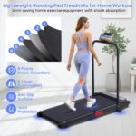 KASSADIN Walking Pad with Handle Bar, 2026 Upgrade Portable Small Treadmill with Handles for Home Small, 3.0HP Under Desk Walking Pad Treadmill with Incline, 0.6-7.6MPH, 350LBS - Image 8