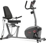 Sunny Health & Fitness Smart Indoor Recumbent Bike Trainer, Home Full Body Workout & Cardio Cycling Machine for Seniors, Free SunnyFit Bluetooth Connect, Optional Arm Exerciser Hand Cycle & Bands - Image 3