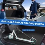 Electric Scooter for Adults,8.5/10"Tires,Powerful 350/500/600W Motor,Max 21/26/30 Miles Long Range,Up to 19/25MPH,Lightweight and Foldable Commuting Scooter,Dual Brake System,Smart APP Control - Image 7