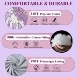 Kids Sleeping Bag for Girls, 3 Season Child Sleeping Bag with Backpacking Bag, Warm & Cool Weather, Portable & Comfortable - Image 4