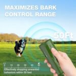 PcEoTllar Dog Bark Deterrent Devices, Ultrasonic Dog Training Devices, Anti Barking Device for Dogs, Stops Bad Behavior, 3 Modes & LED Light, Rechargeable & Easy to use - Image 4