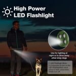 PcEoTllar Dog Bark Deterrent Devices, Ultrasonic Dog Training Devices, Anti Barking Device for Dogs, Stops Bad Behavior, 3 Modes & LED Light, Rechargeable & Easy to use - Image 5