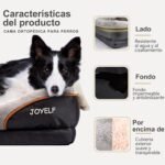 JOYELF Medium Memory Foam Dog Bed Orthopedic Dog Bed & Sofa with Removable Washable Cover and Squeaker Toy as Gift - Image 4