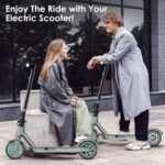 Electric Scooter for Adults,350W/500W/600W Powerful Motor,8.5/10” Tires,Up to 19/25 MPH,15/22/28 Mile Range,Dual Braking System,Foldable Lightweight EScooter for Young,Max Load 265 LBS,APP Control - Image 8