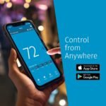 Emerson Sensi Touch Wi-Fi Smart Thermostat with Touchscreen Color Display, Works with Alexa, Energy Star Certified, C-wire Required, ST75 Black 5.625" x 3.4" x 1.17" - Image 4