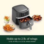 Cuisinart 4.5-Qt Basket Air Fryer, Interior light, Dishwasher-Safe Parts, 4 Presets, Roast, Bake, Broil, Air Fry & Keep Warm for Quick & Easy Meals (AIR-160C) - Image 4