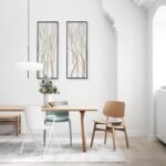 LuxenHome Metal Wall Decor, 36" Luxury Living Room Metal Wall Art, Set of 2 Gold Wall Decor, Bedroom Wall Decorations with Frame for Home, Bedroom, Kitchen, Office, Dining Room, Gold/Black - Image 7