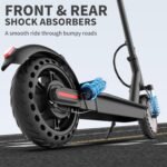 Electric Scooter for Adults, Folding E Scooter with 350W/500W Motor 16-24 Mph Top Speed, Max 15-60 Miles Long Range, 6.5''/8.5''/10''/14'' Solid Tires Commuting Scooters, Dual Brakes, APP - Image 3