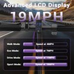 VOLPAM Q2 Electric Scooter, 19 MPH & 15 Miles Range, 350W Motor, 8.5" Solid Tires, Lightwight Foldable E Scooter for Adults & Teens, with App Control, Curise Control, Dual Braking - Image 9