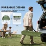 Outsunny Camping Tent Cot, Single Person Folding Cot Combo, Off-Ground Tent, Covered Outdoor Bed with Carry Bag for Hiking, Camping - Image 6