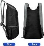 Foldable Backpack,Climbing Bag, Hiking Daypack,15L Lightweight Waterproof Travel Packable Rucksack for Men and Women - Image 3