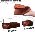 Hermit Crab Cave Habitat with Climbing Tunnel, Hermit Crab Tank Accessories & Climbing Toys, Habitat Decor for Pet Crab (for Crabs up to 2.4in Tall) - Image 4