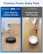 ECOVACS DEEBOT T80 Omni Robot Vacuum and Mop, 18,000Pa Suction, OZMO Roller Mop with TruEdge, Zero-Tangle Brush, AI Navigation, All-in-One Station - Image 7