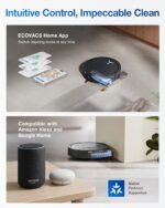 ECOVACS DEEBOT T80 Omni Robot Vacuum and Mop, 18,000Pa Suction, OZMO Roller Mop with TruEdge, Zero-Tangle Brush, AI Navigation, All-in-One Station - Image 11