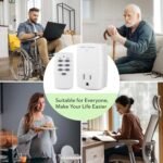 BN-LINK Mini Wireless Remote Control Outlet Switch Power Plug in for Household Appliances, Wireless Remote Light Switch, LED Light Bulbs, White (1 Remote + 3 Outlet) 1250W/10A - Image 5