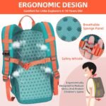 10L Kids Hiking Backpack, Small Waterproof Travel Daypack for Camping, Lightweight Pack for Boys or Girls Ages 4-12 (Green) - Image 6