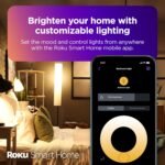 Roku Smart Light Bulbs (White, 4-Pack) - Dimmable A19 Lightbulbs with Adjustable Brightness & Temperature - WiFi Smart Bulbs Works with Roku Voice, Alexa & Google Assistant, No Hub Required - Image 3